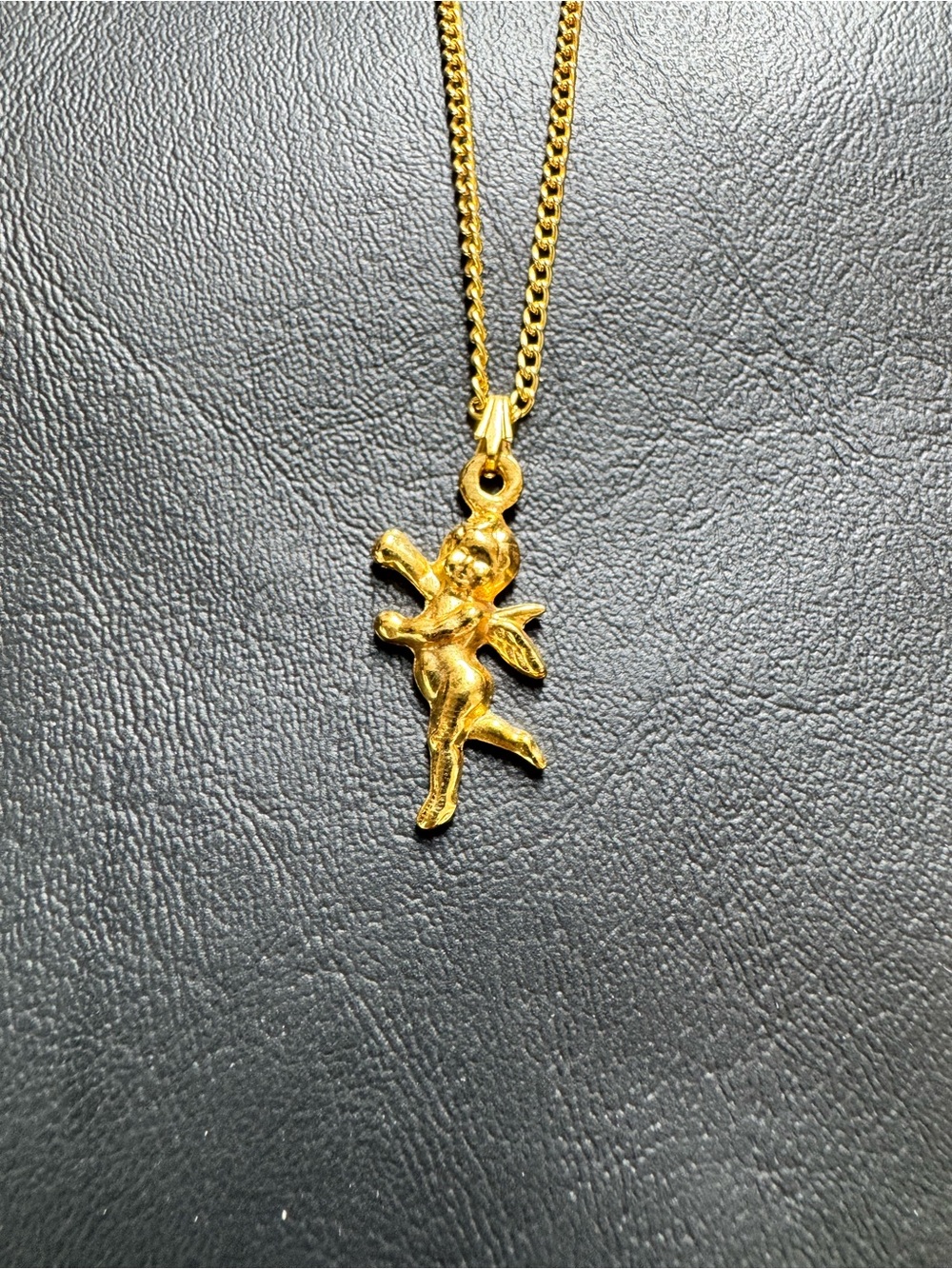 Elegant Gold Fairy Charm Necklace for Women - Picture 2 of 2
